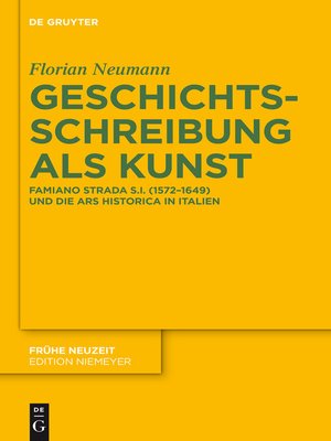 cover image of Geschichtsschreibung als Kunst